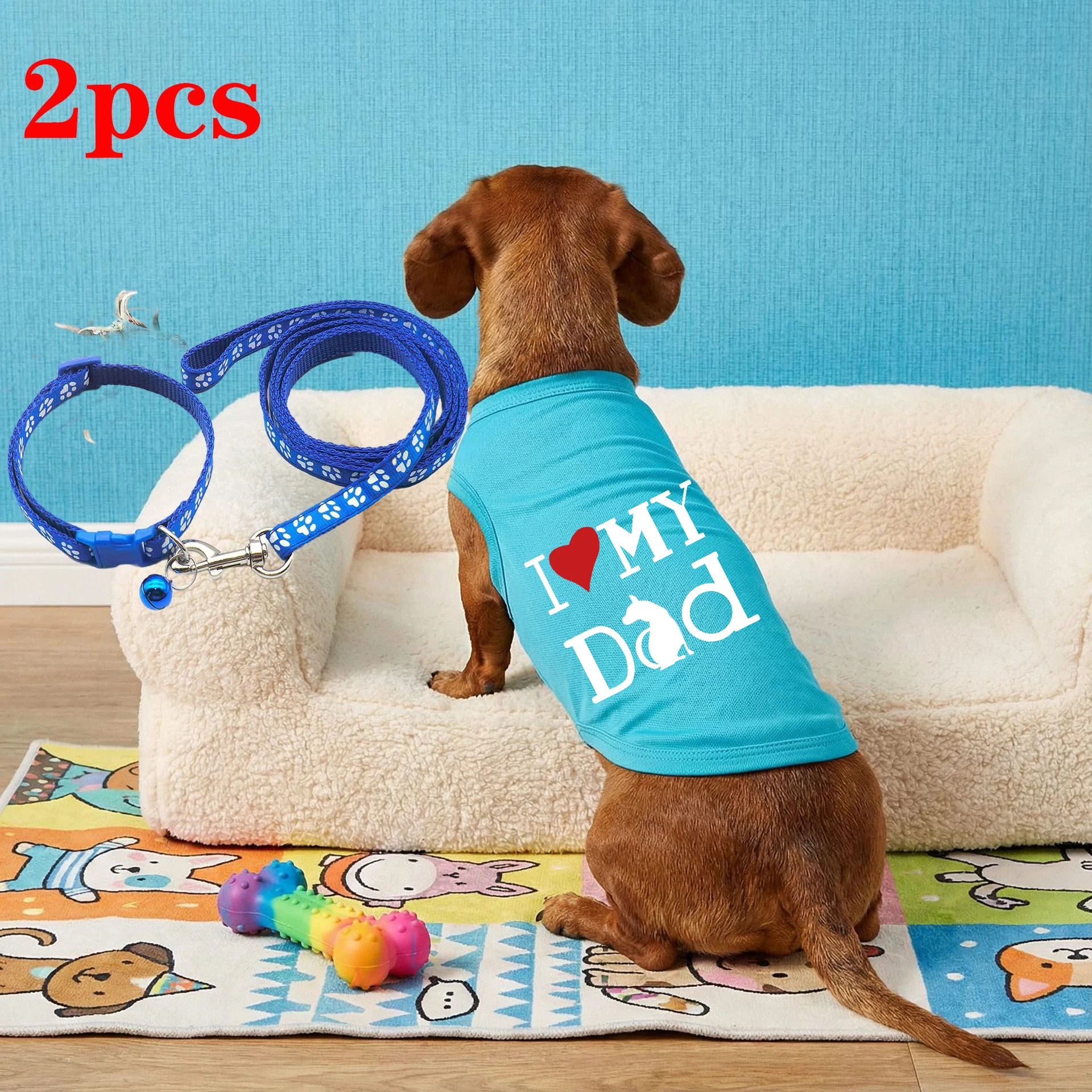 2PCS 개를위한 애완 동물 옷 애완 동물 용품 통기성 - Pet Supplies Jersey 리뷰 및 가격
