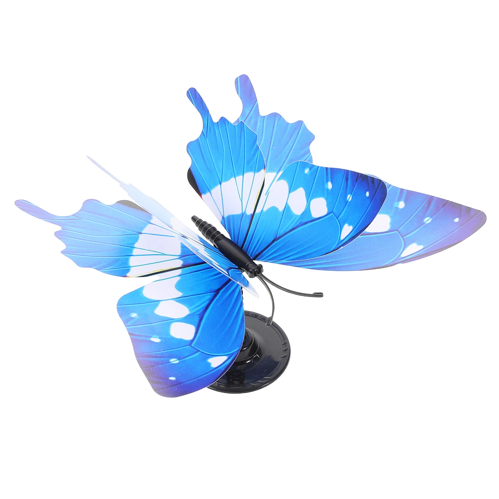 

Electric Vehicle Decoration 3D Blue Butterfly Car Dashboard Accessories Plastic Material Longlasting Cute Car Decor butterfly