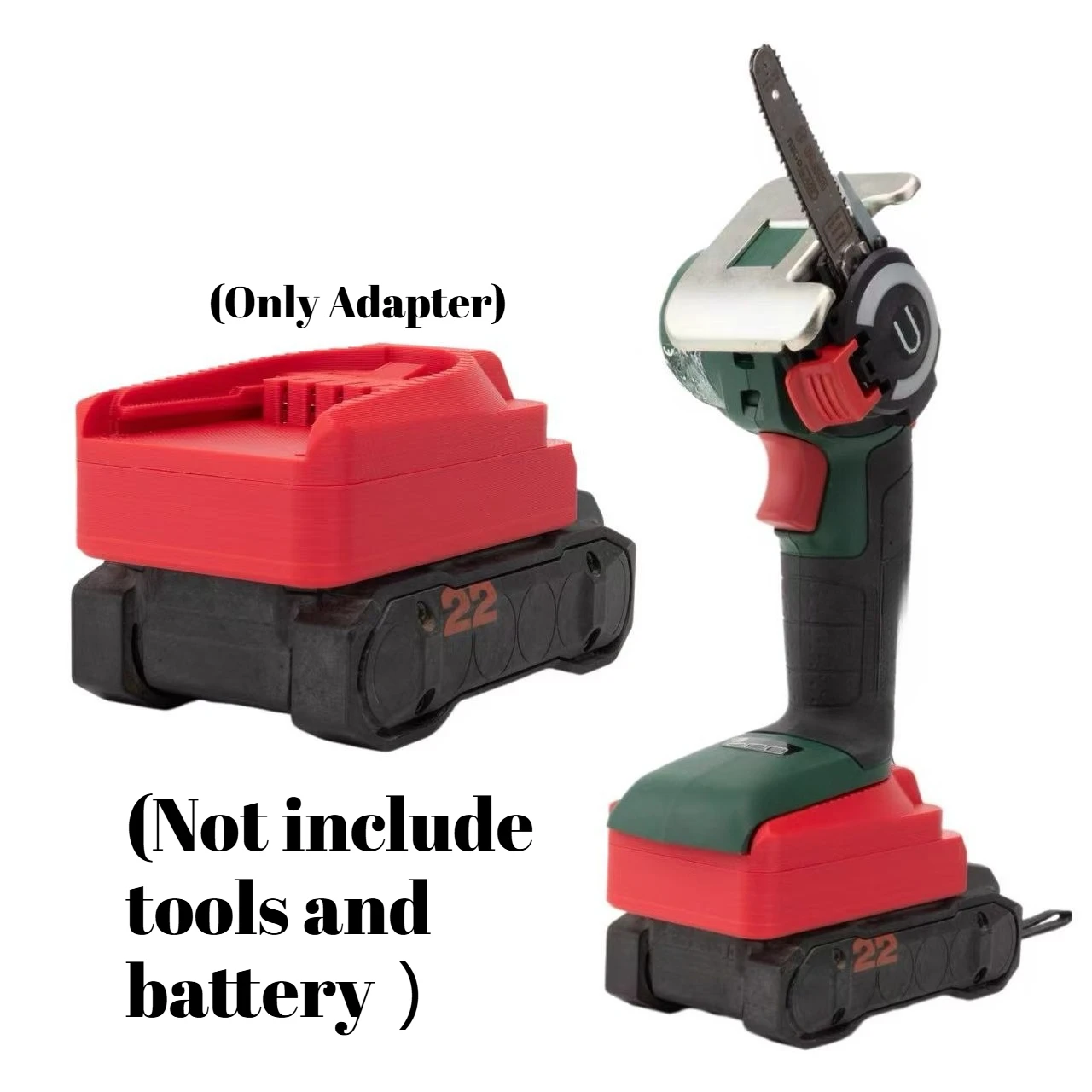 

Battery Adapter For Hilti 22V Nuron (B22-55 series Lithium To Bosch 18v Green PBA Series Tools Converter(Only Adapter)