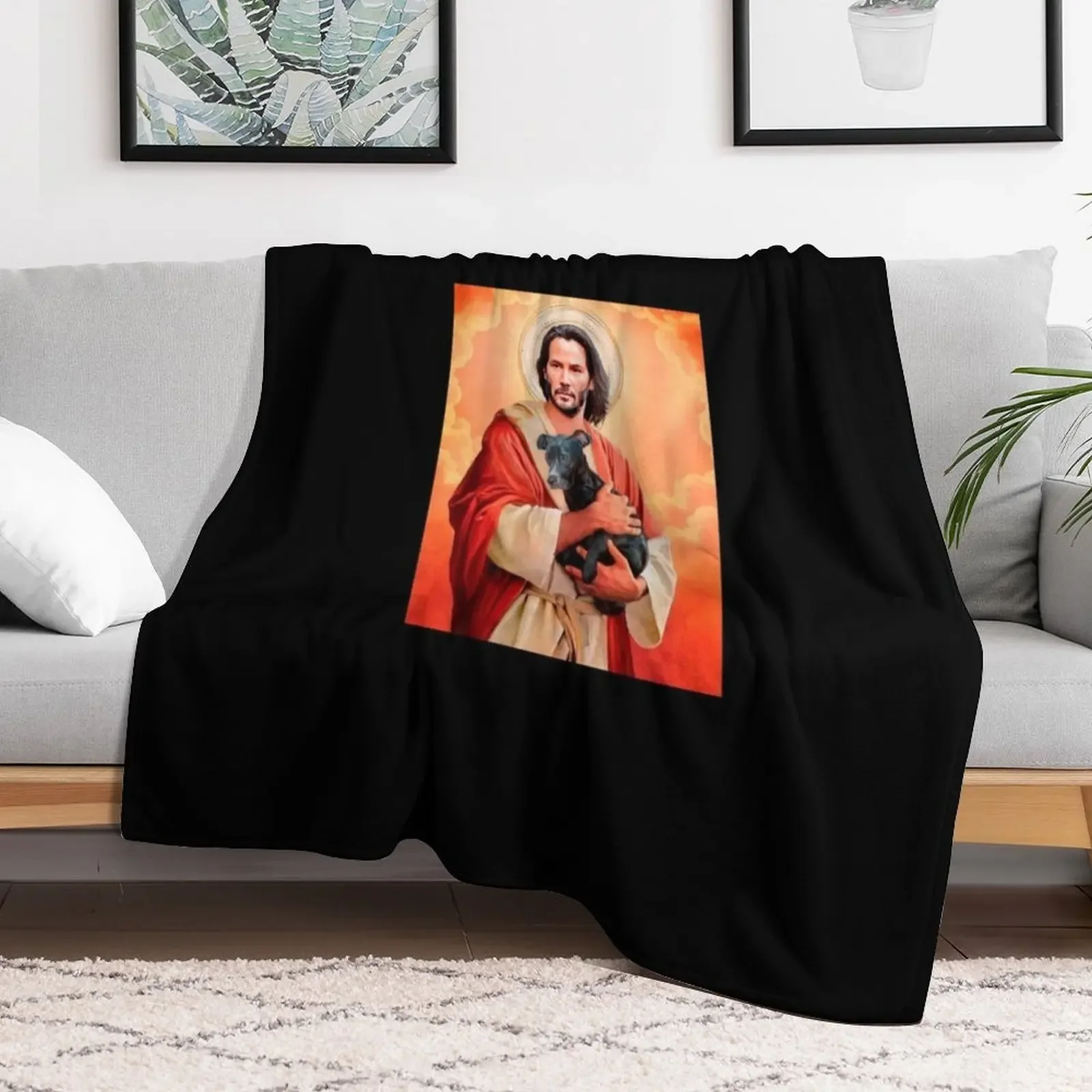 John wick the movies Throw Blanket cosplay anime Hairy Moving Blankets Sofas Of Decoration Blankets