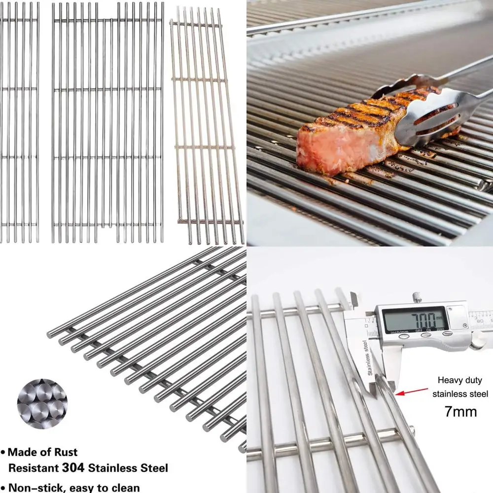 

Stainless Steel Grill Grates Replacement for 30, 41, 53 T-Series Ranges, 2-Pack