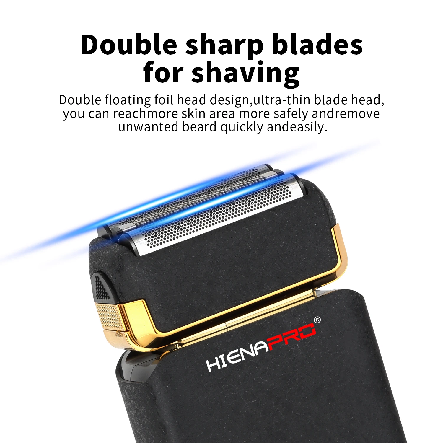 new electric shaver with LED display rechargeable beard shaver men's bald shaver original blade accessories