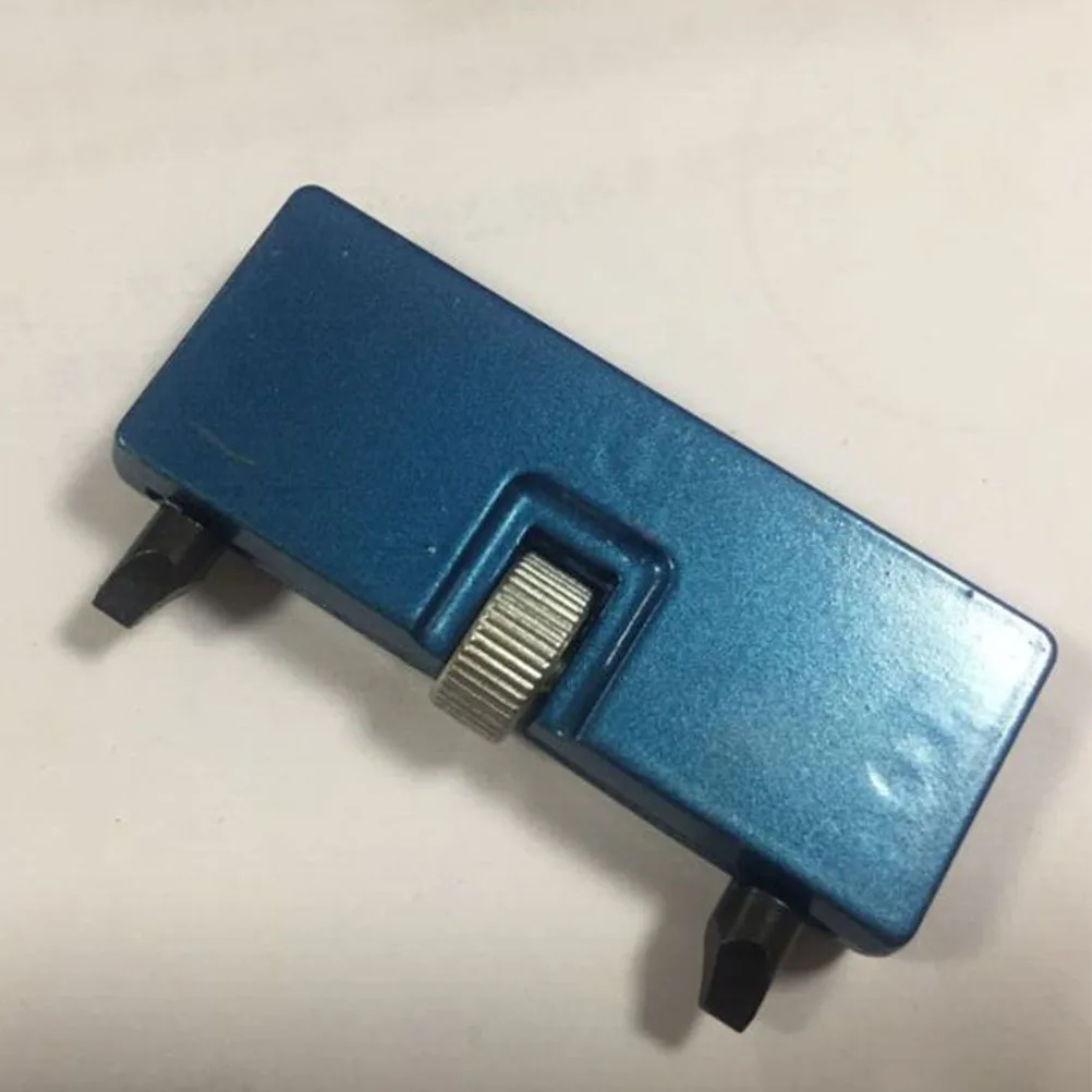 

Adjustable Watch Back Case Opener Remover Repair Tool for Waterproof Watch Replacement Watchmaker Holder Metal Blue