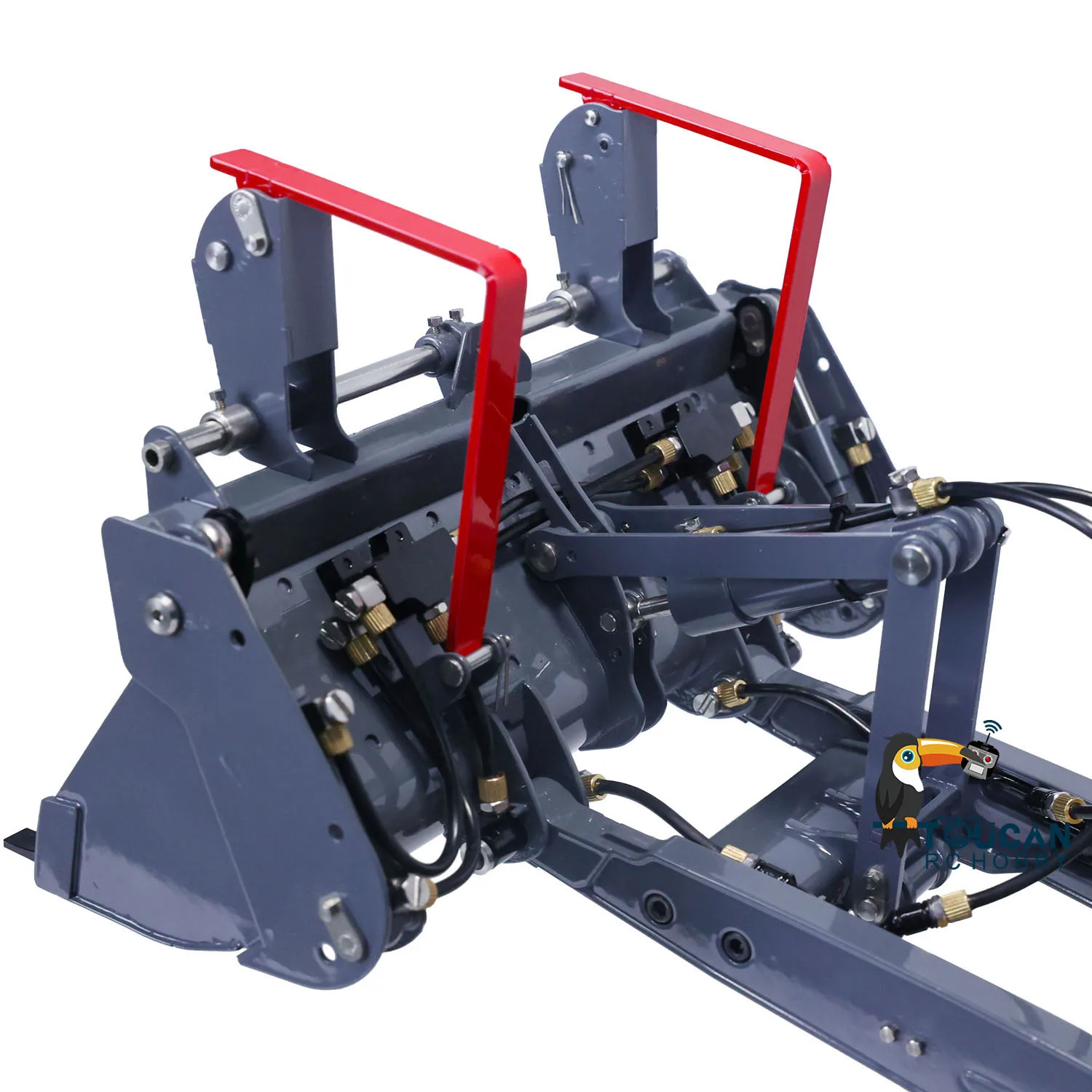 Lesu 1/14 Aoue Bl71 Terna in metallo Telecomando Veicoli da costruzione RC Auto Flysky Pl18Ev Lite Modello di camion Giocattoli Hobby
