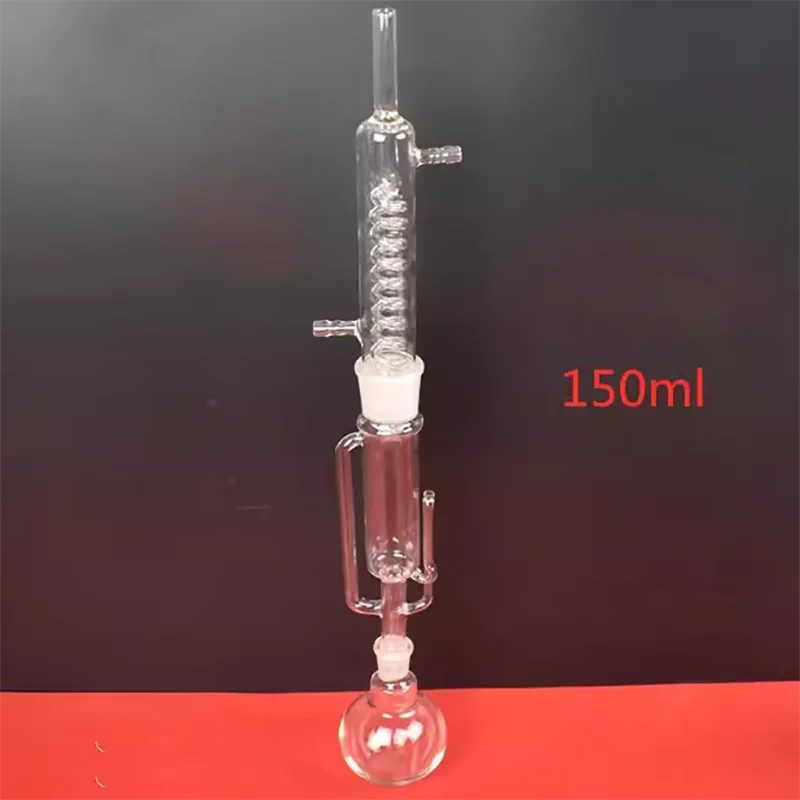 Snake-shaped fat extractor Soxhlet extractor 150ml school factory laboratory instrument