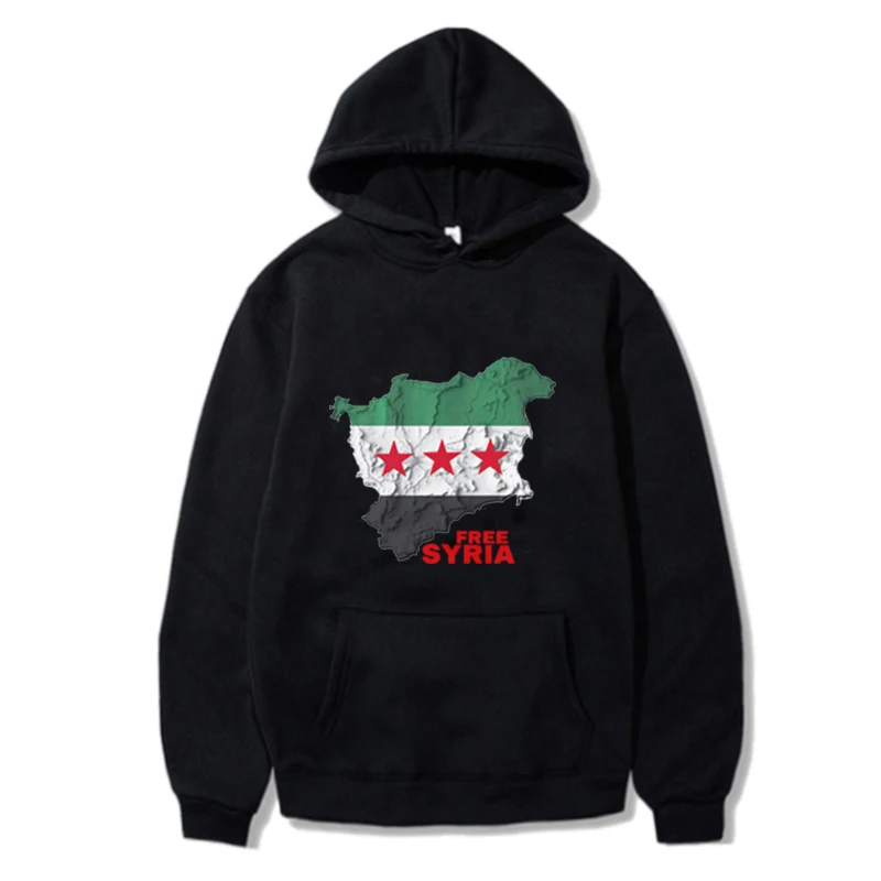 Liberate Syria Oversized Sweatshirt, Political Campaign, Support for Syrian Freedom, Damascus,December 8,2024,Middle East,Unisex