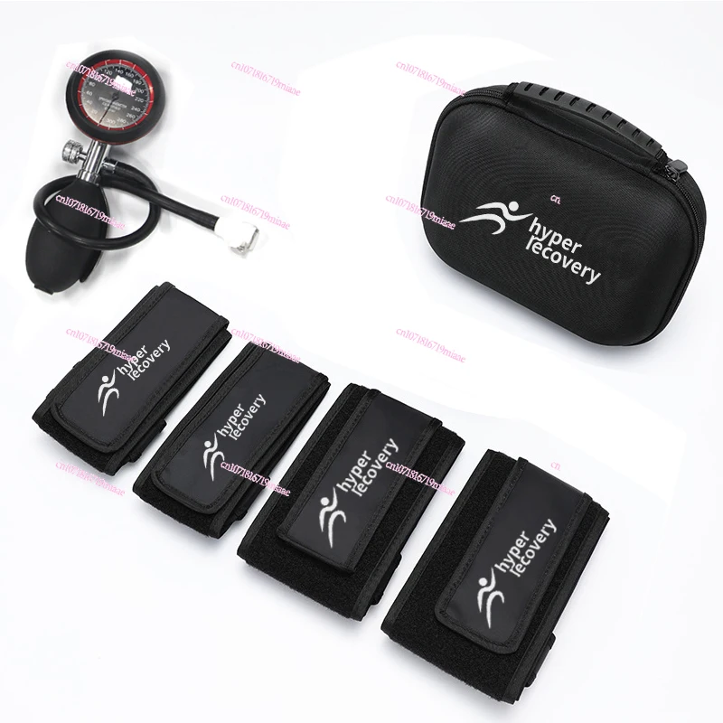 BFR blood flow restriction compression  rehabilitation training  display thigh pressurization blocking with muscle building