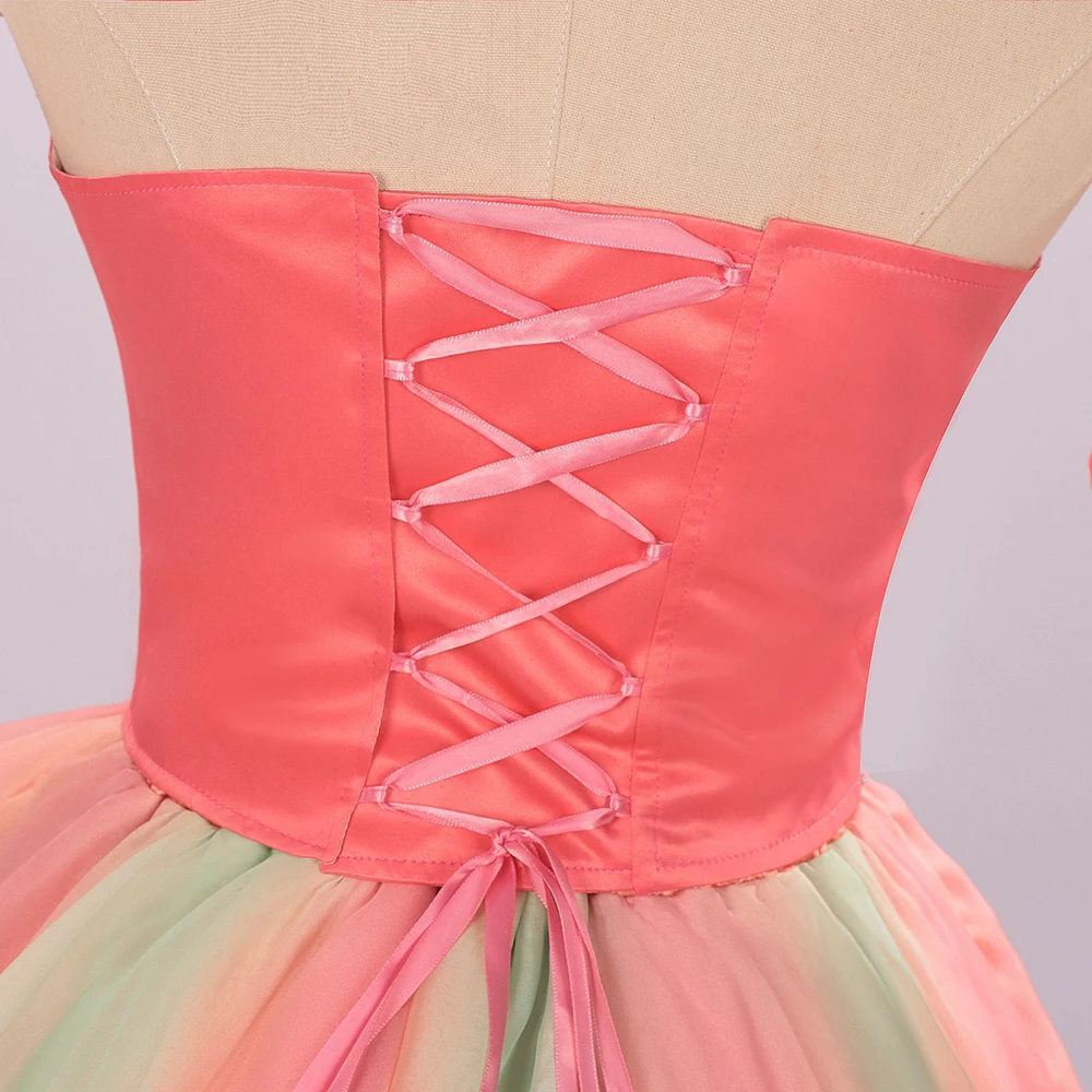 ชุดคอสเพลย์เจ้าหญิงกลินดาจากภาพยนตร์วิคิด ฟอร์ กู๊ด สำหรับผู้หญิง เสื้อ กระโปรง ชุดเต็ม ชุดยูนิฟอร์มสำหรับการแสดงบนเวที งานคาร์นิวัล และงานแฟนซี