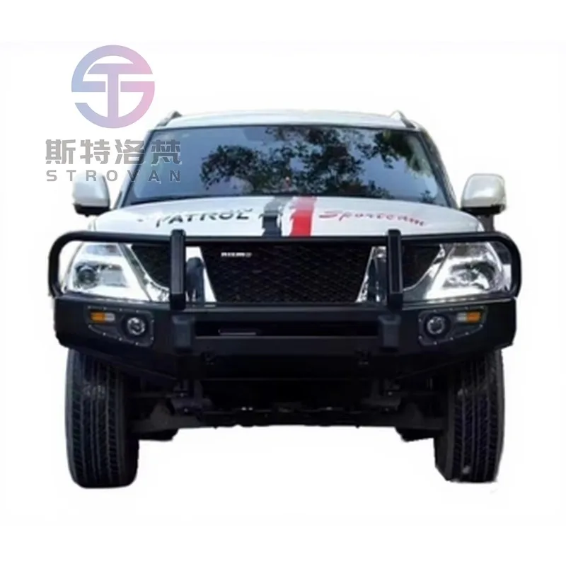 

Стальной передний бампер Manx4 Bull Bar для Patrol Y62 шестого поколения Y62 2010-2019