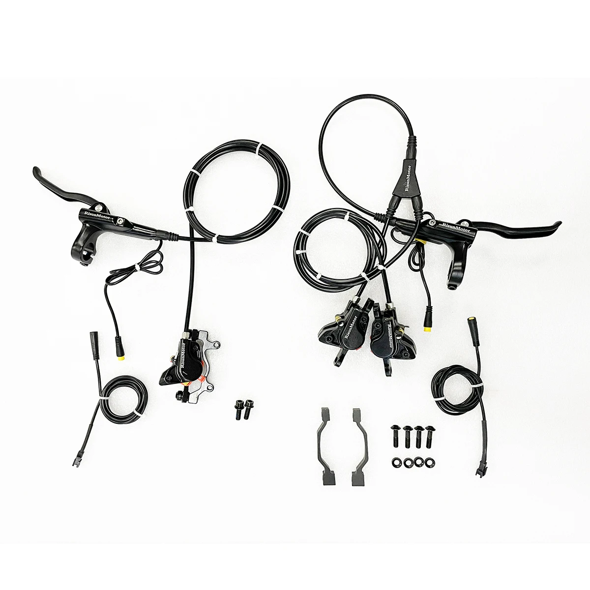 HOT SALE E-Bike Hydraulic Disc Brake Kits with Front Dual Brake Calipers