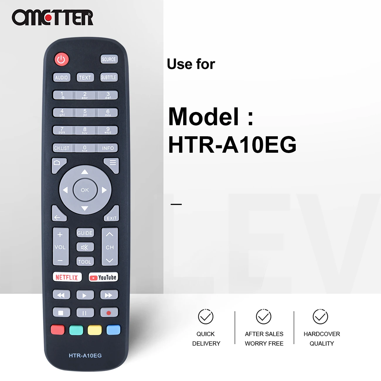 Mando a distancia HTR A10EG para TV inteligente Haier, nuevo HTR-A10EG