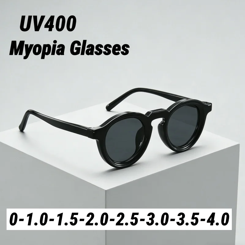 

Women's INS Style Sunglasses with Minus Diopters Street Style Retro Round Outdoor UV400 Sun Glasses Classic Driving Shades