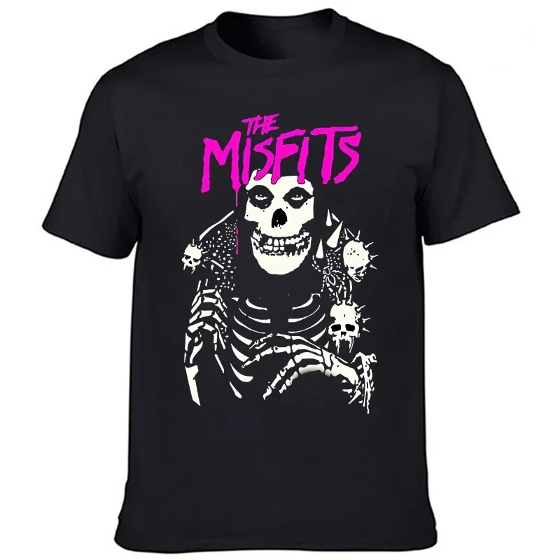 Classic Nostalgia The Misfits I Want Your Skulls Vintage Graphic Women T-Shirt Hip-hop Streetwear Punk Rock Band Harajuku Tee