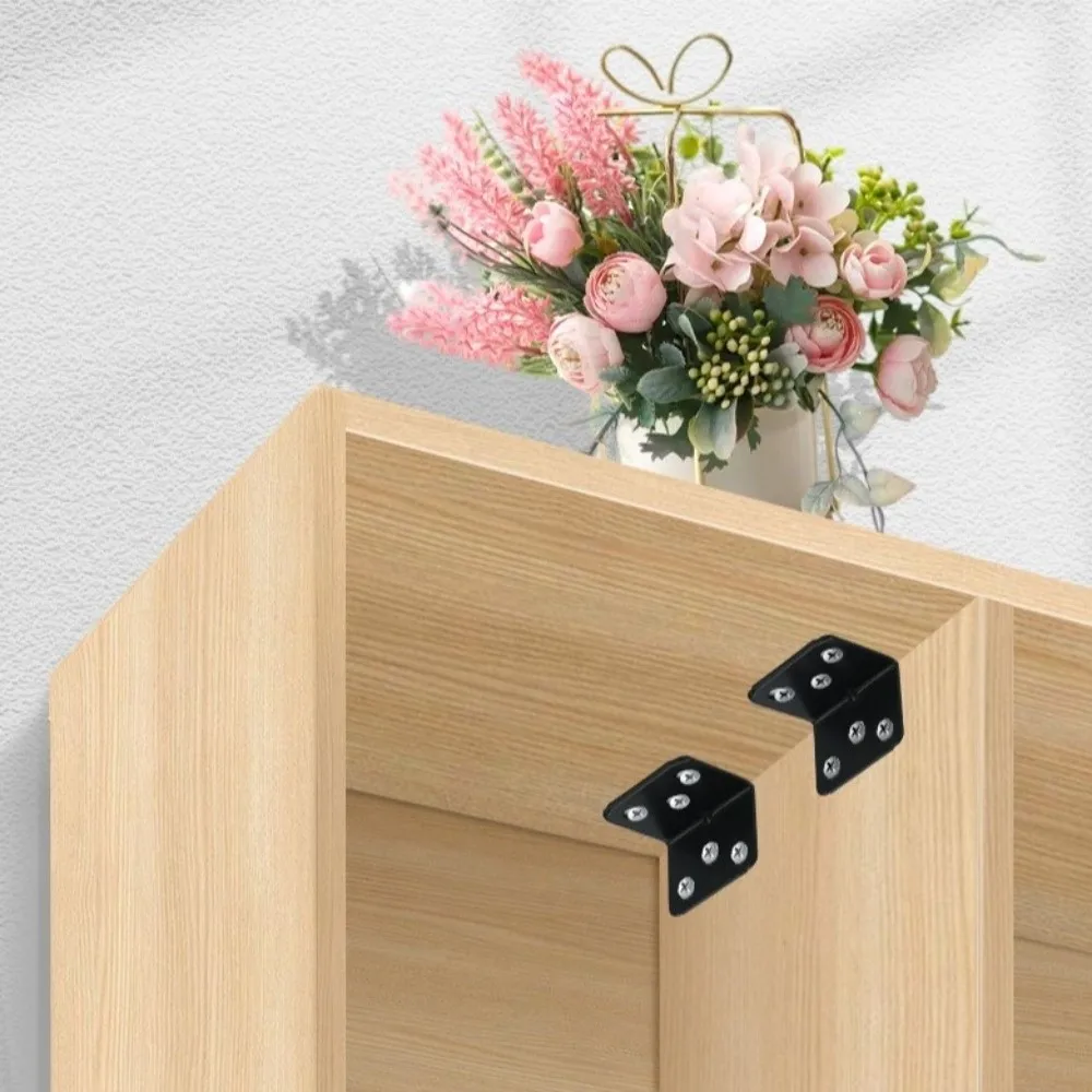 

10 шт. L-образные угловые кронштейны, опора для ящика, кронштейн для полки, металлический угловой кронштейн, мебельная фурнитура, настенный кронштейн для полки