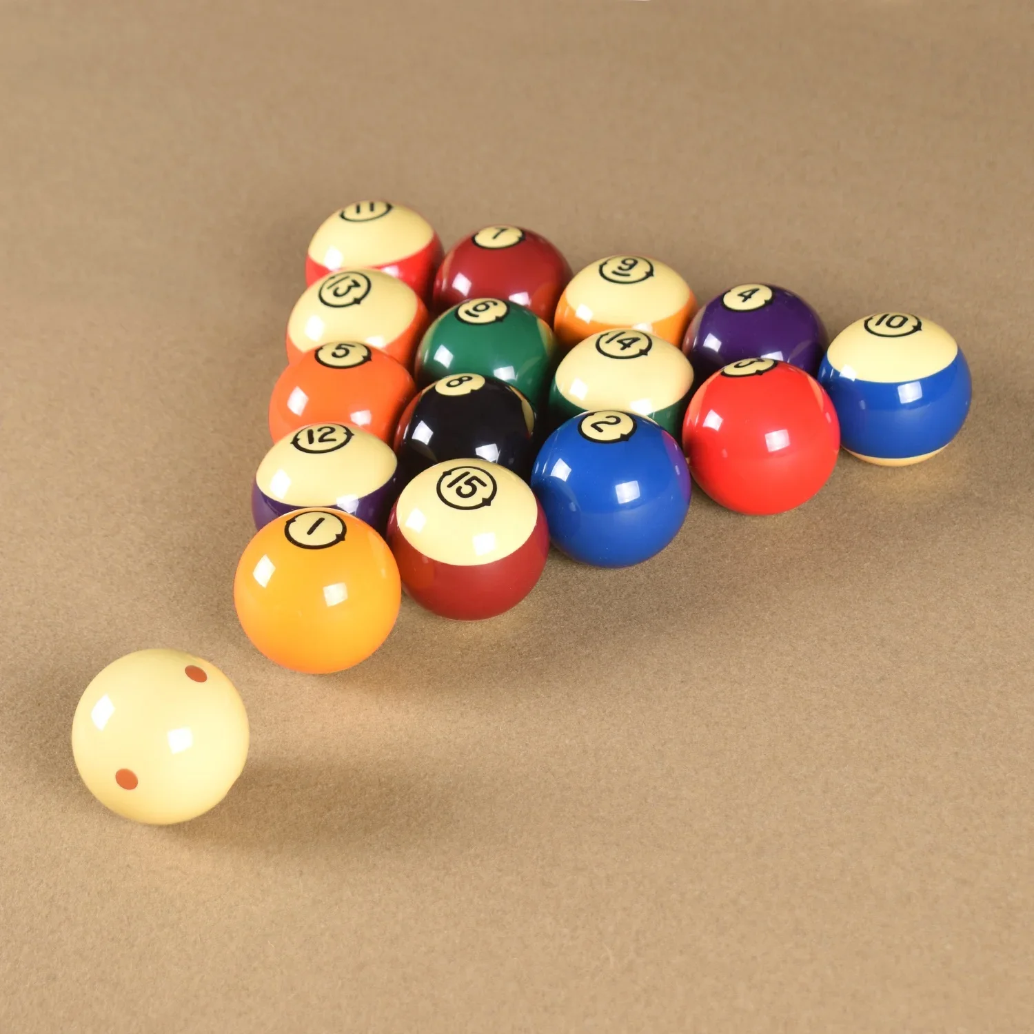 2-1/4 inch top quality billiard ball set