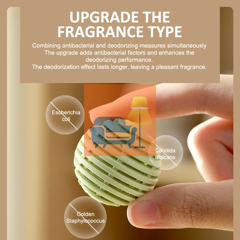 

Deodorizer Freshener Balls Long-lasting Aromatic, Mildew And Insect Proof For Wardrobe, Shoe Cabinet, Bathroom, Gym Bag And Car