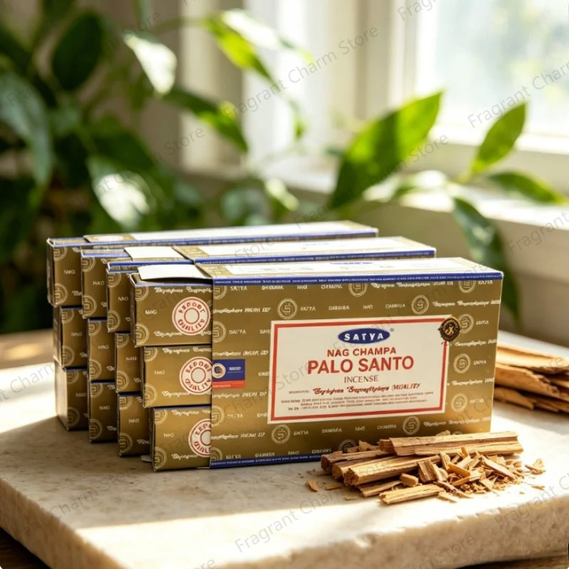 Incense Sticks Palo Santo-complete Box (4 /8 /12 Packs X 15g) Original Package Home Fragrance White Sage OUDH NAGCHAMPA Incense