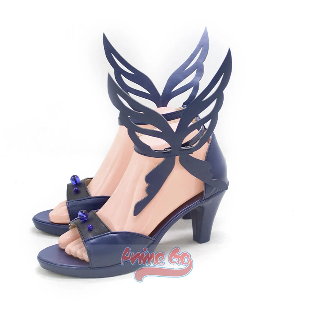 Genshin Impact Ningguang Cosplay Shoes Orchid's Evening Gown New Skin High Heels C01062