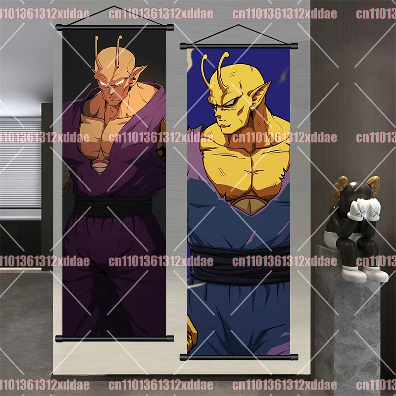 Dragon Ball Poster Scroll Painting Goku Vegeta Trunks Buu Tien Shinhan Retro HD Anime Art Hanging Painting Holiday Birthday Gift - view 5