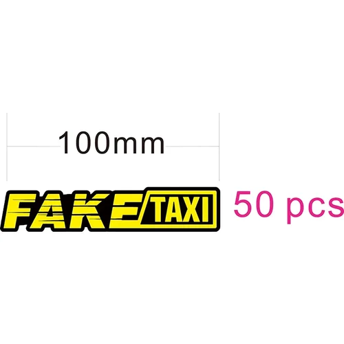 Imagen 2 del producto Calcomanías para coche, 50 Uds., cubierta para arañazos, pegatinas para motocicleta, accesorios de decoración, pegatina para coche, personalidad personalizada de PVC, 10cm