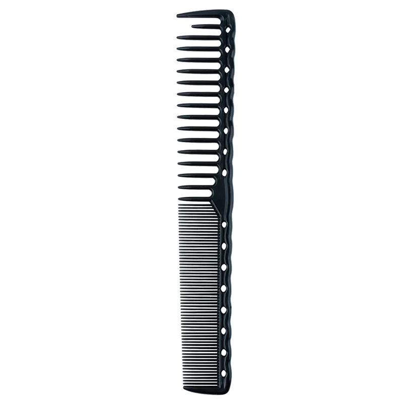 Japanese Heat Resistance Double Sided Comb 18.5cm Resin Classic Multifunctional Haircut Comb For Salon Hairdressing