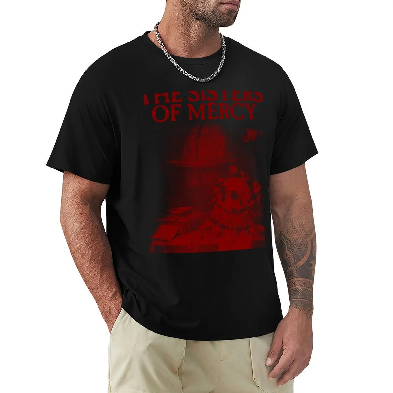 Graphic Tee For The Sisters Of Mercy Music Fan T-Shirt Vintage Style Printed Top