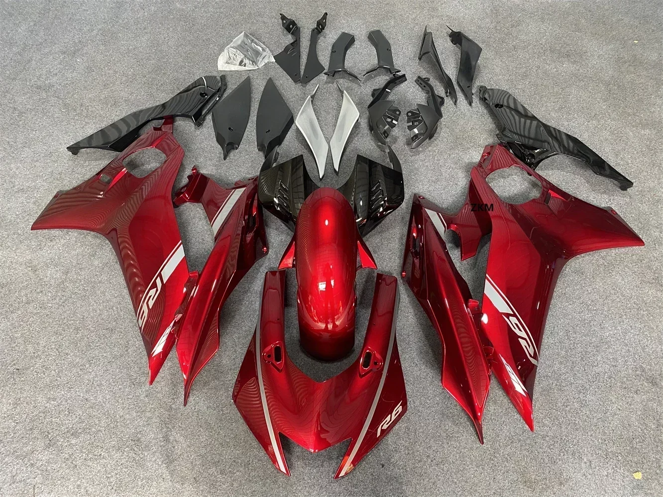 New ABS Whole Motorcycle Fairing Kit Fit Bodywork For YAMAHA YZF R6 2017 2018 2019 2020 17 18 19 20 Brilliantly coloured red