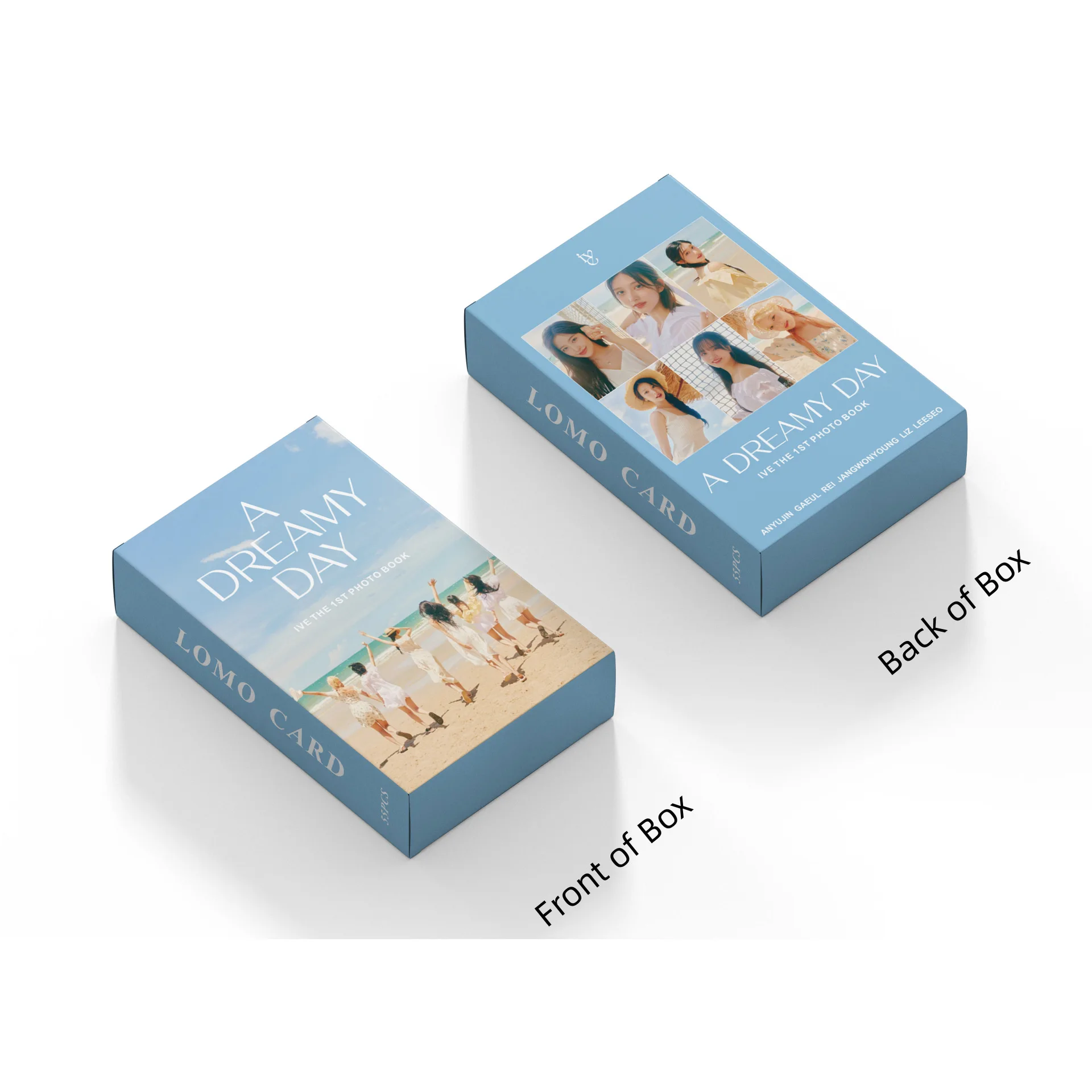 54 шт./набор Kpop IVE A Dreamy Day Lomo Photocard Ablum 2023 Двойные карты Photocards Милый Постер печать поклонников подарок поклонникам