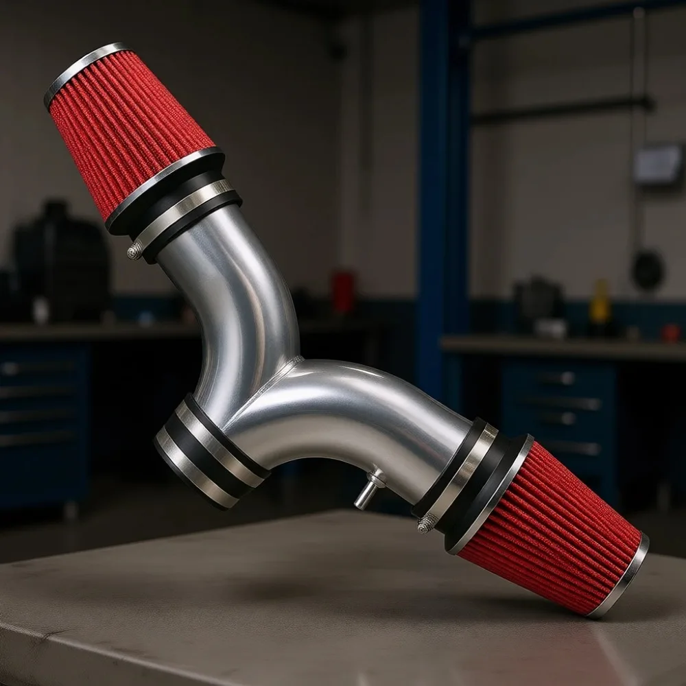 

High Performance 3.5 Inch Cold Air Intake System for 1999-2004 Grand Cherokee 4.7L Red