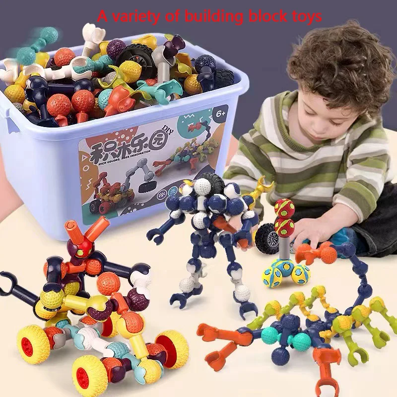 2024 Children's DIY Building Blocks Multi-Functional Assembling Toys Boys 3 to 6 years old Girls Educational Toy Building Blocks