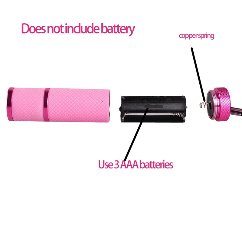 ABUU-2X UV 9 LED lampe à ongles, sèche-linge professionnel durcissement Gel vernis lumière sèche-linge à main lampe de poche outils d'art des ongles professionnels