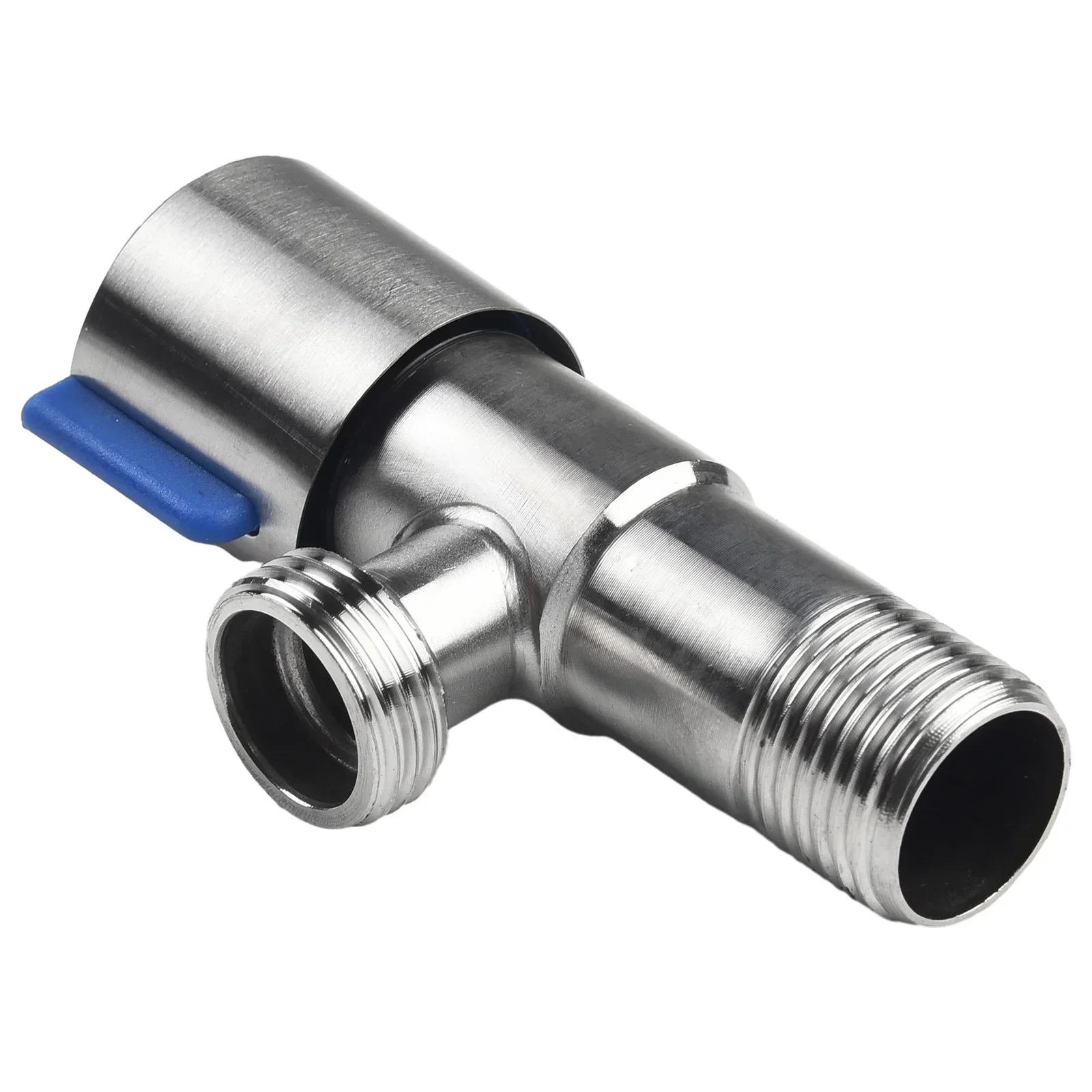 Sturdy Angle Valve for Balcony For Kitchen Adjustable Water Temperature Stainless Steel Material 4 Points Inlet Pipe