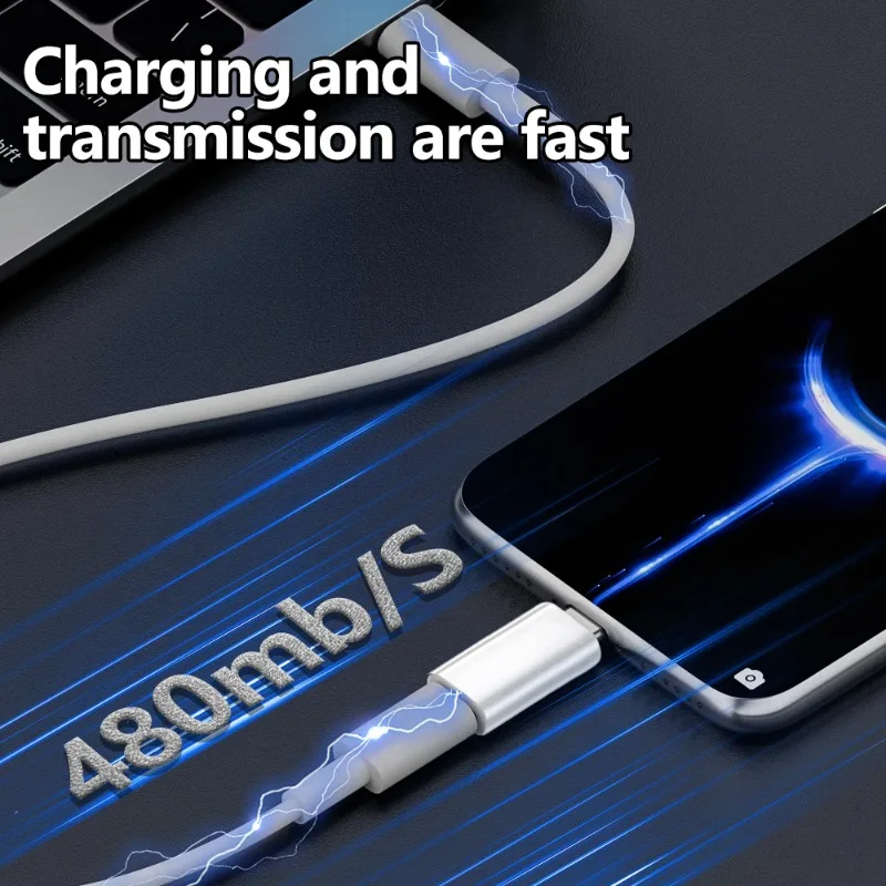 OTG USB Charger Adapter for iOS Female To Type-C Male Data Cable Converter for iPhone 15 Samsung Google USB C Cord Connectors