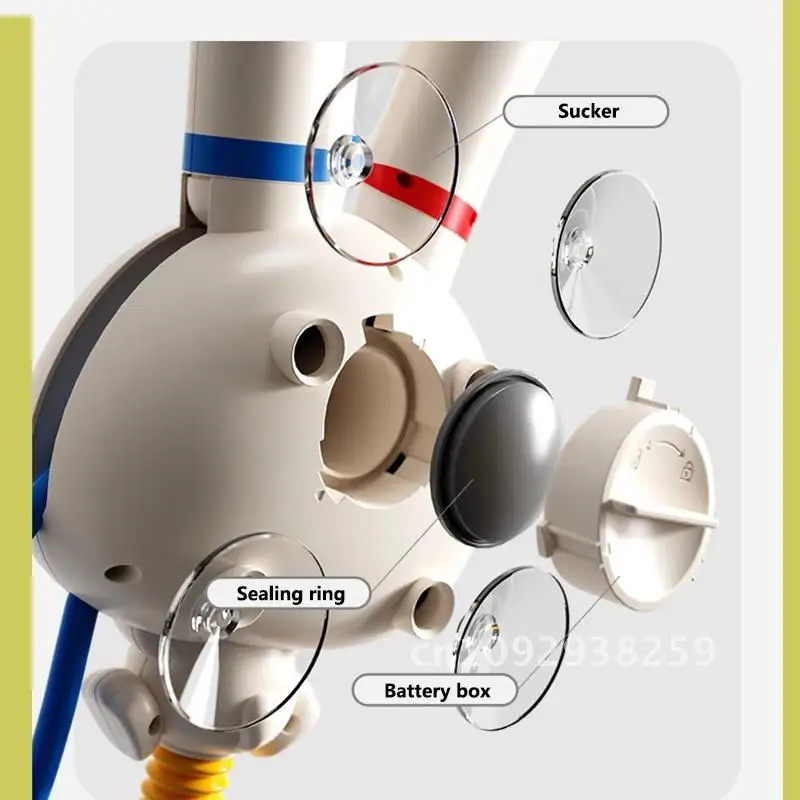 لعبة حمام الطفل دش كهربائي الطفل أرنب الجزرة مضخة مياه طفل لعبة الماء لعبة الرش حوض الاستحمام قابل للتعديل لرذاذ الهدايا