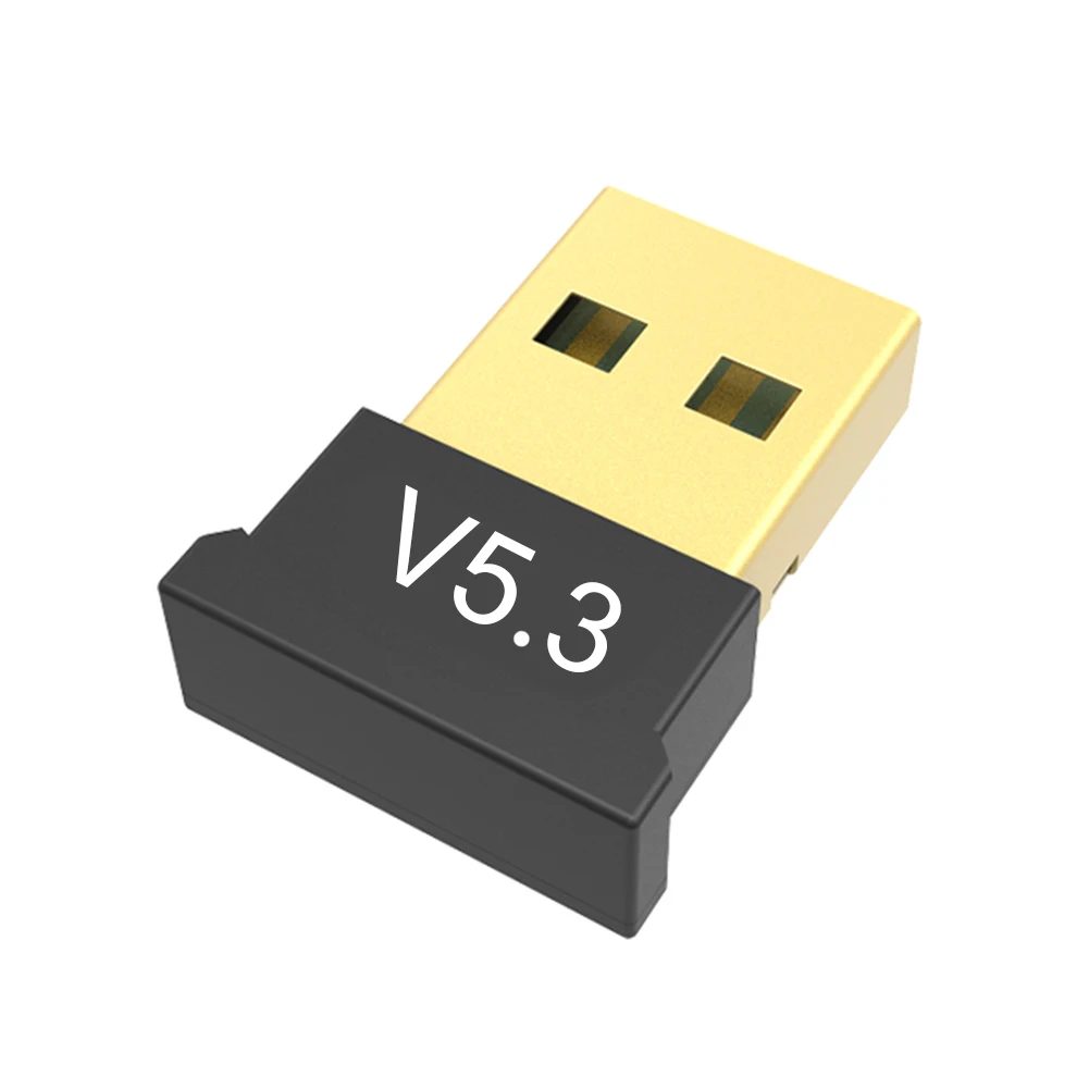 Usb bluetooth-compatível 5.3 adaptador suporte windows 11/10/8.1 mini remetente plug & play adaptador sem fio para desktop pc portátil