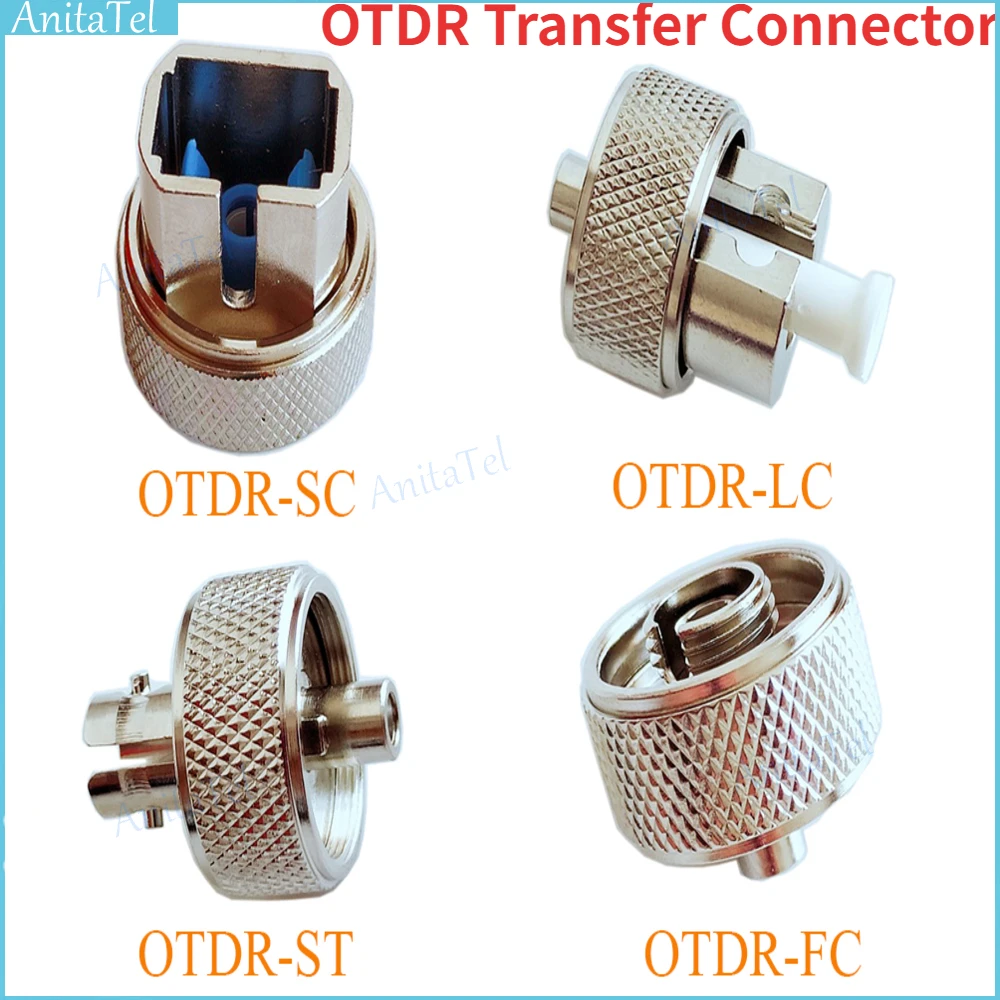 

OTDR Transfer Connector FC/ST/SC/LC Adapter Fiber Optic Connector For OTDR Optical Time Domain Reflectometer Fiber Adaptor