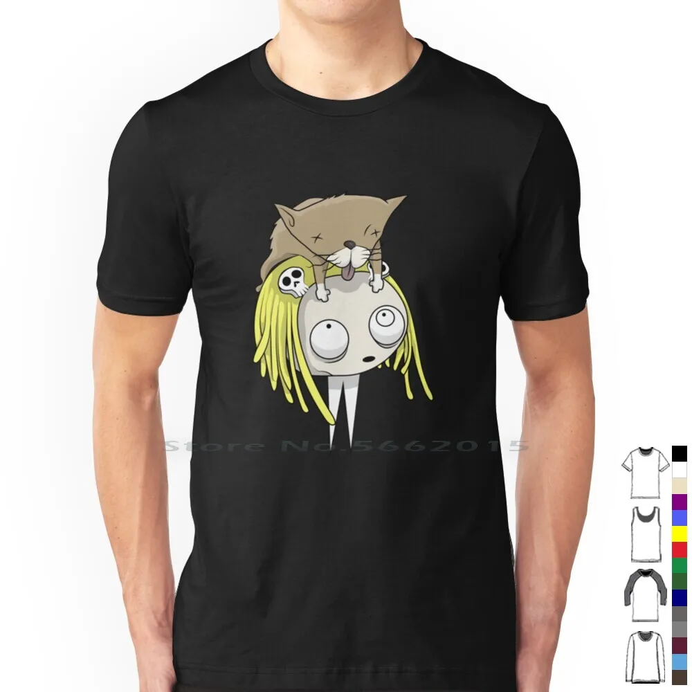 Lenore T Shirt 100% Cotton Lenore Dead Child Clip Skull Goth Poem Innocence Innocent Kids Dirge People Kitty Cat Emo Cartoon