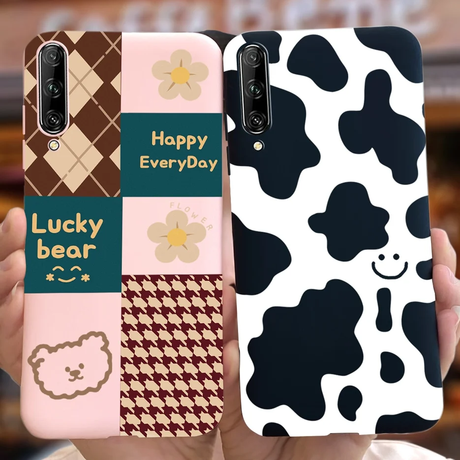 For Huawei Y9s Case STK-L21 STK-LX3 New Fashion Art Flowers Back Cover For Huawei Y9s Y 9s Phone Case Soft Silicone Fundas Coque