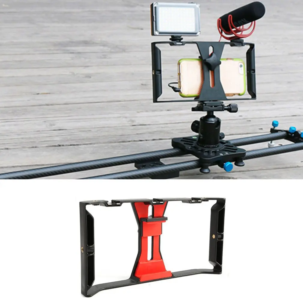 2023 New Mobile Phone Video Camera Stabilizer, SmartPhone Film Making Rig Cage, Mobile Phone Grip Holder Bracket Stabilizer