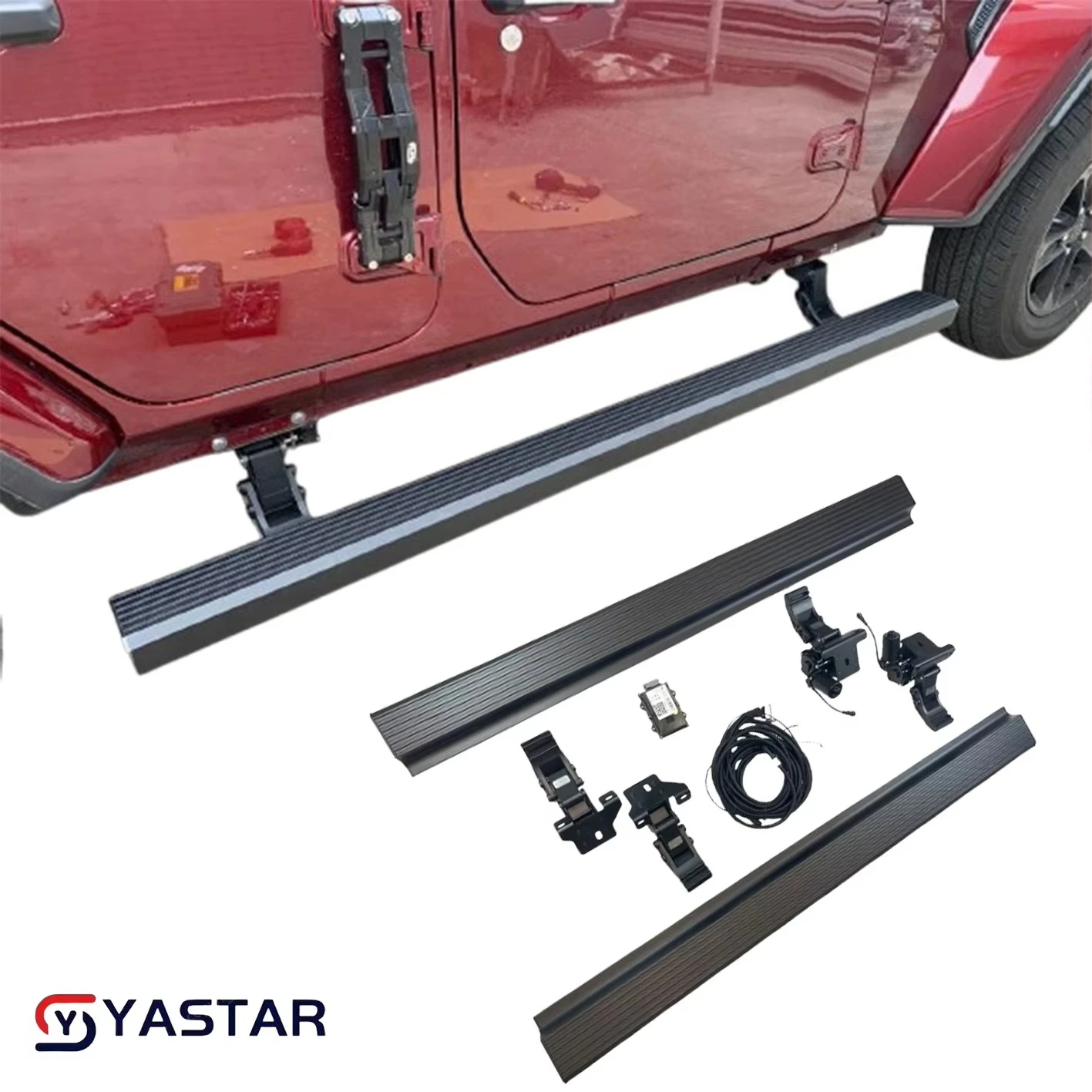 

Factory Fast Delivery Custom Logo Electric Side Step Pedal Power Running Board For JEEP Wrangler 2008-2018 Model JL