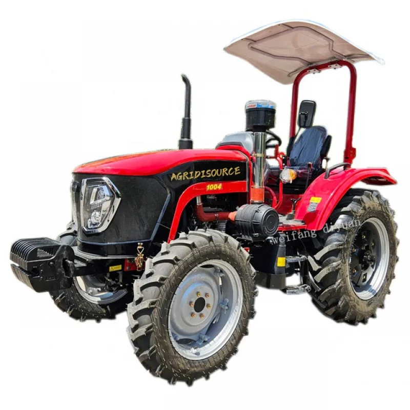 china：120HP Four Wheel Drive Small Agricultural Tractor with Front Loader for Sale