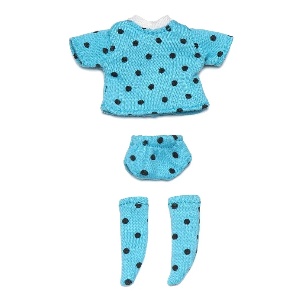 

Accessories T-shirt Ob11 Clothes Shorts Socks Handmade Underwear Cotton Three-piece OB11 Striped Tops Boy Girl Gift