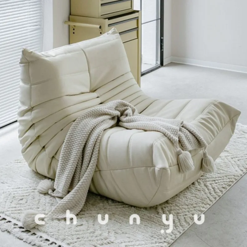

MOMO Caterpillar Lazy Sofa 90cm Width Tatami Mat Single Person Bedroom Balcony Ins Sofa Foam Filling for Lie And Sleep