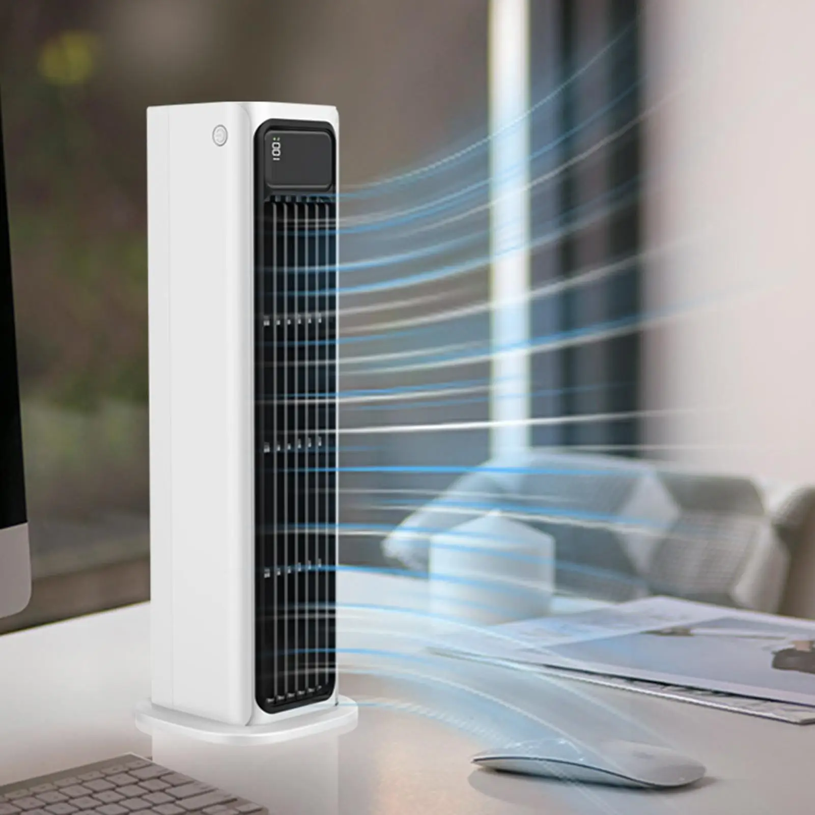Summer Kitchen Fan desktop tower fan Portable Conditioner Cooling Air Fan Ultra quiet Conditioning Air Refrigeration Fan
