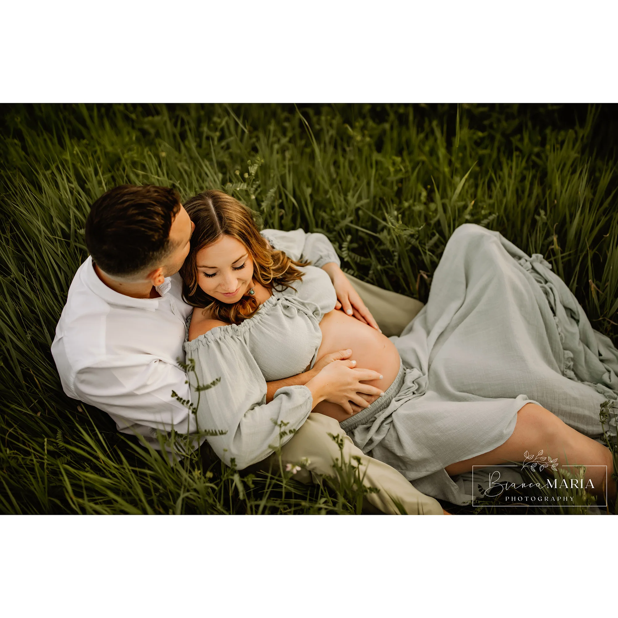 Don&Judy Side Slit Top And Skirt Set Photography Maternity Dress Family Party Photo Shooting for Pregnant Woman Babyshower Gifts