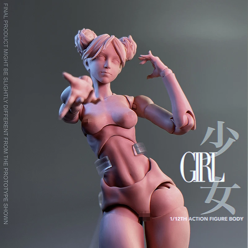 In Stock Romankey X COWL 1/12 Nude Painting Model Super Mobile Girl Nude Female Doll Action Figure Model Toys