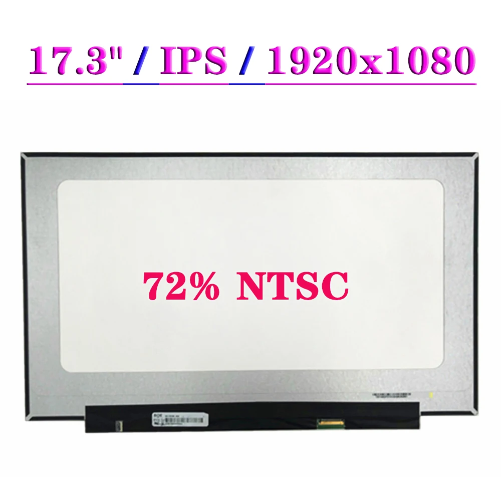 

17.3" Laptop Matrix Display Panel NV173FHM-N46 Fit NV173FHM-N49 NV173FHM-N4G EDP 30Pins FHD 1920X1080 IPS LCD Screen