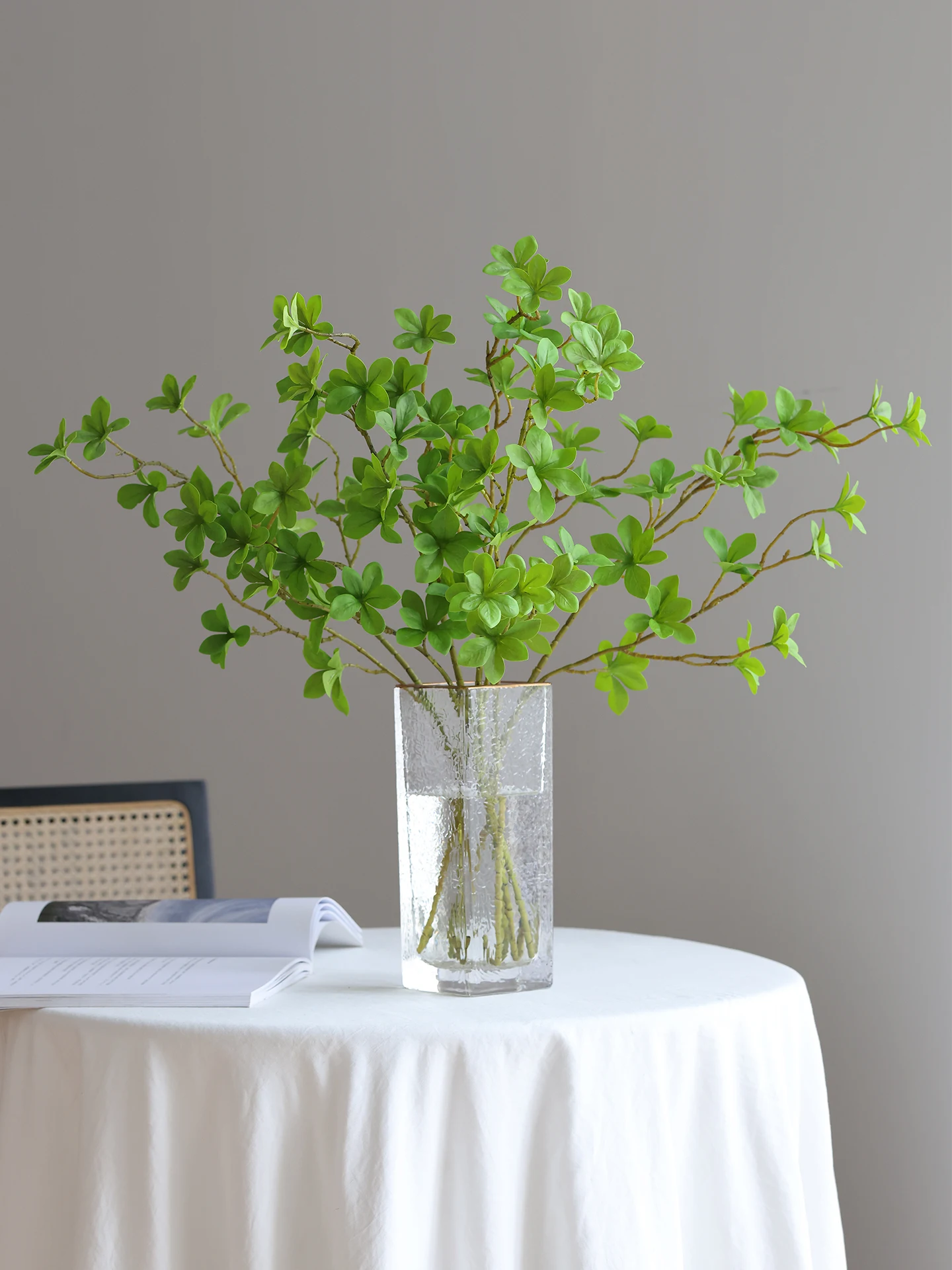 Lifelike Green Plant Fake Flower Decorative Living Room TV Cabinet Entrance Flower Arrangement Ornament Nordic Style Home Decor