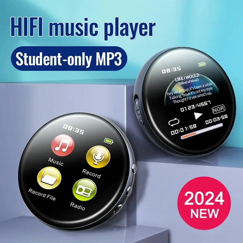 

Мини-карманный Hi-Fi MP3-репродуктор De Musica Walkman, умный регистратор с затемнением, будильник, поддержка FM-гарнитуры для электронной книги, многоязычная