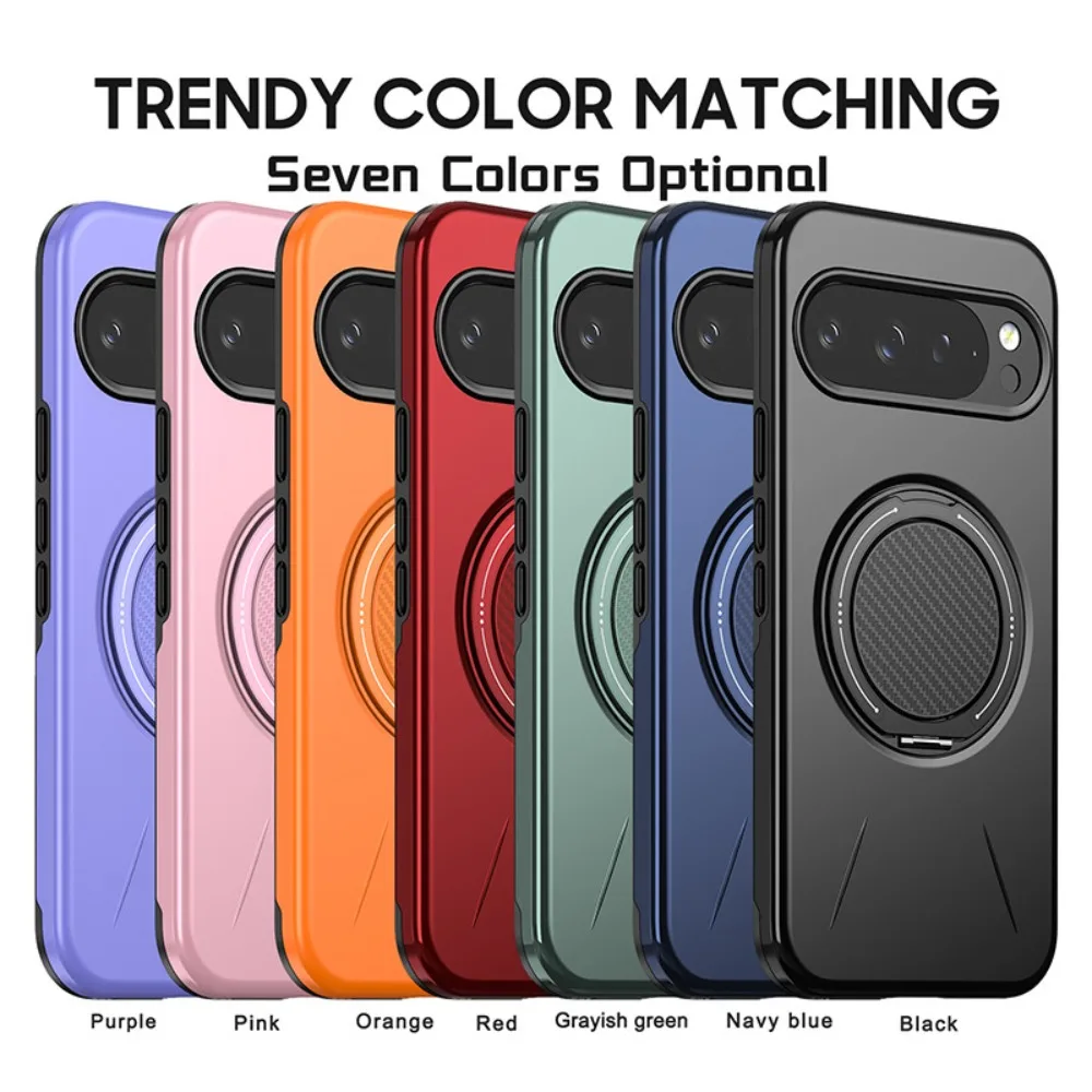 360 °   Étui militaire antichoc avec support rotatif pour Google Pixel 11 10 9 Pro XL 10A 11Pro, housse de protection magnétique robuste